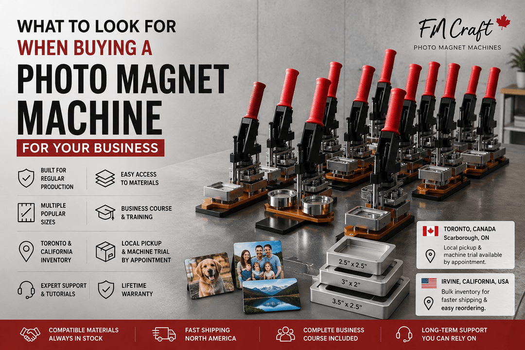 What to Look for When Buying a Photo Magnet Machine for Your Business - Fmcraft