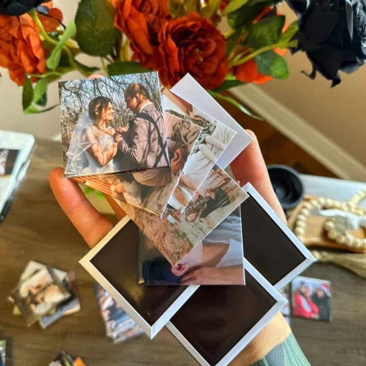 Custom Photo Magnets For 6 Photos | Badge & Fridge Magnet Maker | Fmcraft
