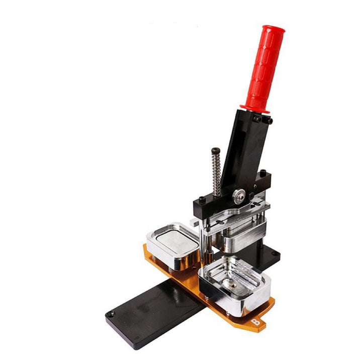 Fmcraft 44x70mm Rounded Rectangle Magnet Maker Machine Kit | Badge & Fridge Magnet Maker | Fmcraft