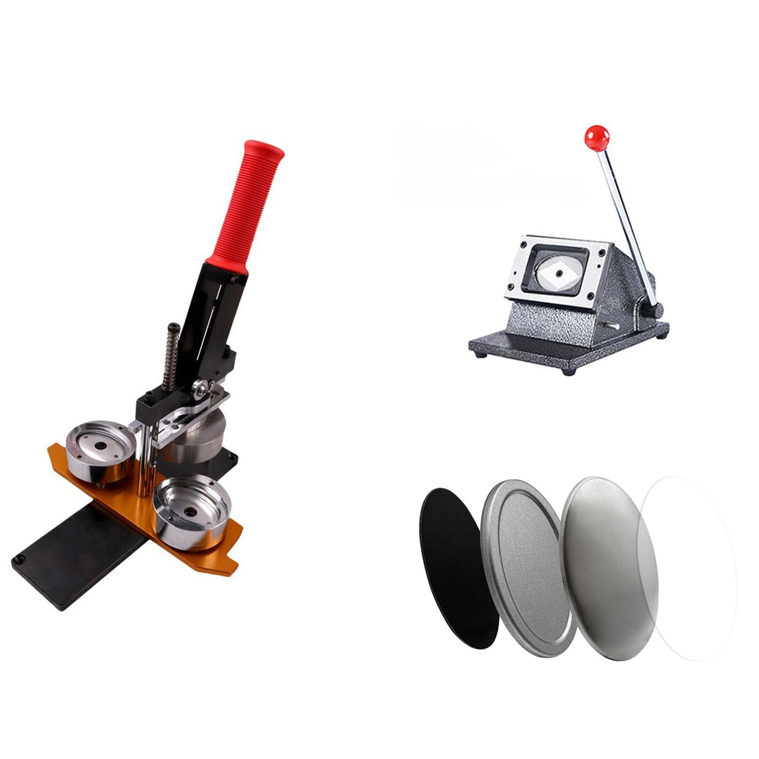 Fmcraft 45x65mm Oval Badge & Magnet Maker Kit | Badge & Fridge Magnet Maker | Fmcraft