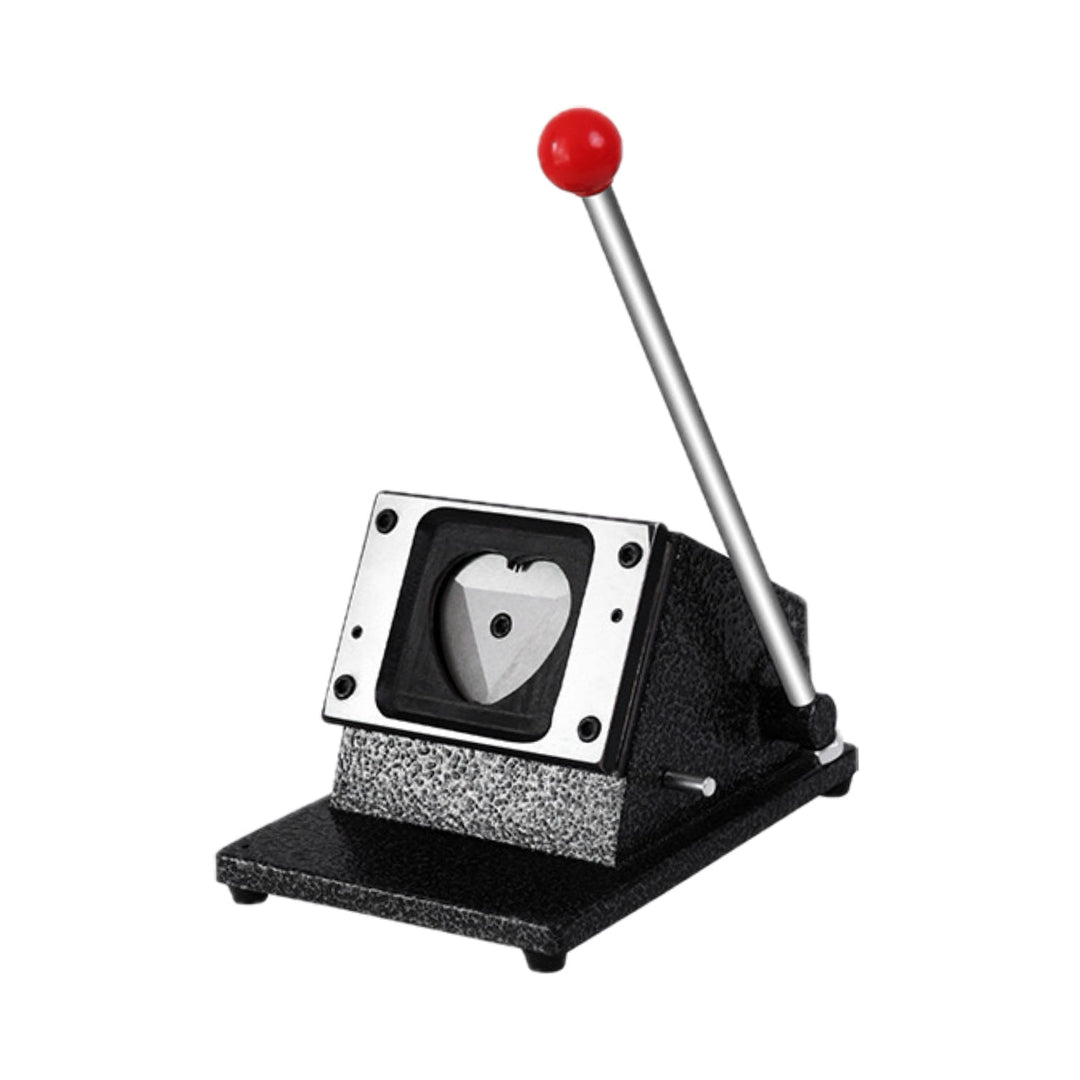 Fmcraft 57x53mm Heart - Shaped Badge & Magnet Maker | Badge & Fridge Magnet Maker | Fmcraft