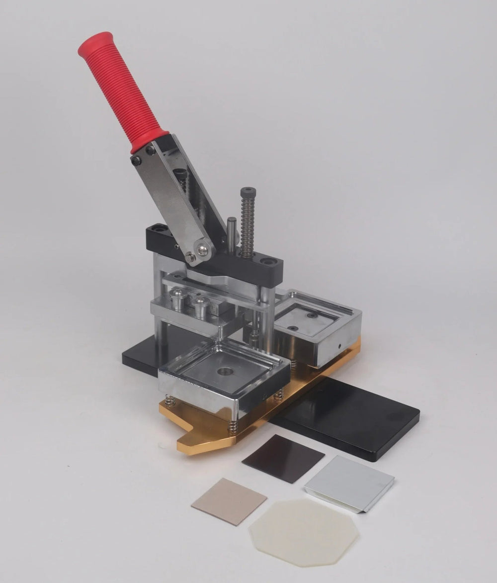 FMCRAFTS 63.5x63.5MM(2.5"x2.5") Magnets Machine Kit With Cutter And Materials | Badge & Fridge Magnet Maker | Fmcraft