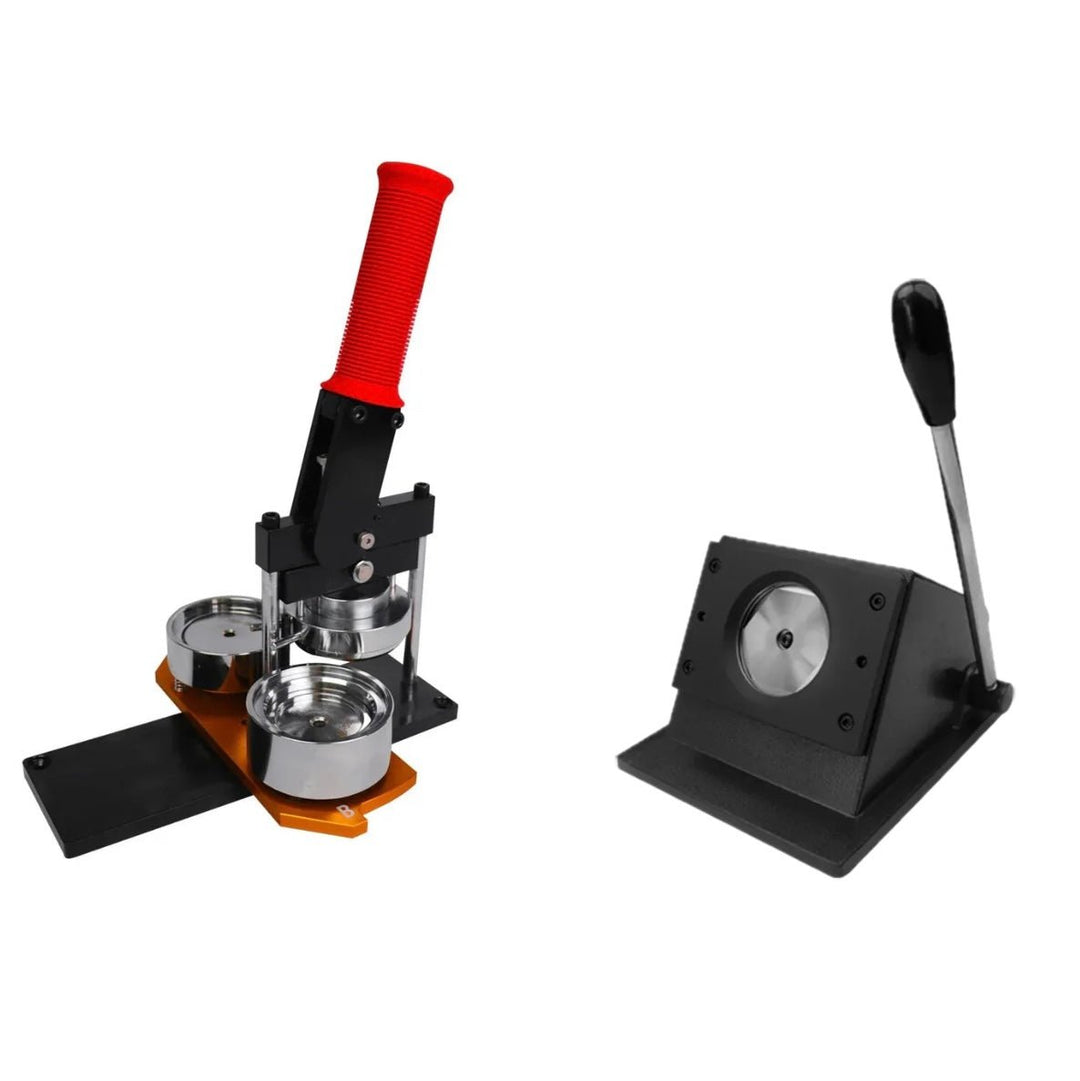 FMCRAFTS 7 - in - 1 Multi - Function Badge Maker – 58mm Button Machine Kit | Badge & Fridge Magnet Maker | Fmcraft