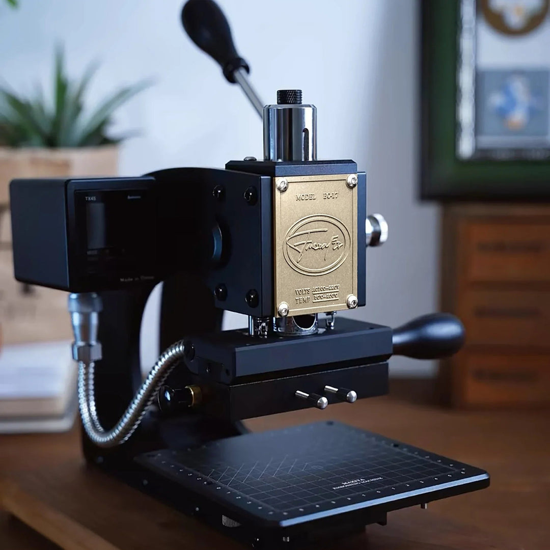 FMCRAFTS Hot Stamping Machine Kit | Foil & Embossing Press | Badge & Fridge Magnet Maker | Fmcraft