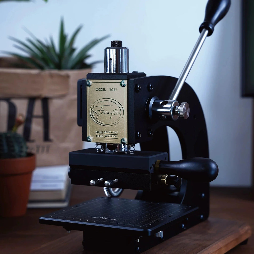 FMCRAFTS Hot Stamping Machine Kit | Foil & Embossing Press | Badge & Fridge Magnet Maker | Fmcraft