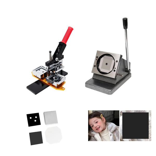 FMCRAFTS Magnet Machine Kits With Cutter And Acrylic Materials | Badge & Fridge Magnet Maker | Fmcraft