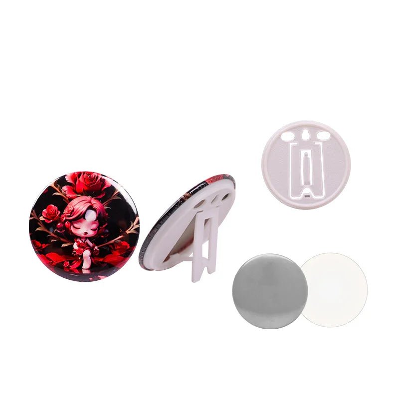 Refill – Fmcraft 7 - in - 1 Button Badge Machine Materials (58mm Round) | Badge & Fridge Magnet Maker | Fmcraft