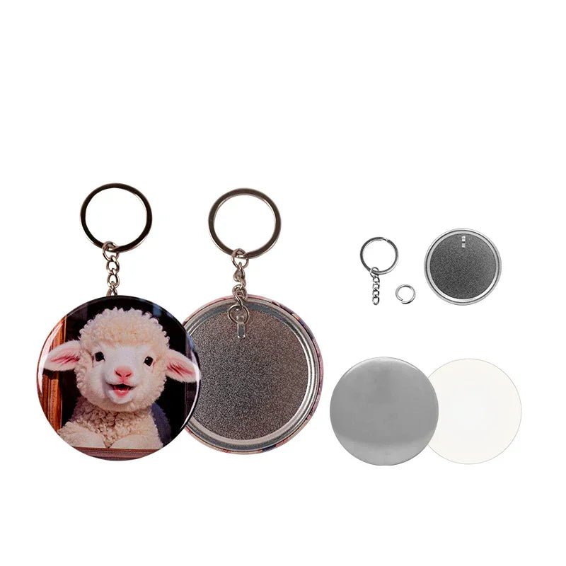 Refill – Fmcraft 7 - in - 1 Button Badge Machine Materials (58mm Round) | Badge & Fridge Magnet Maker | Fmcraft