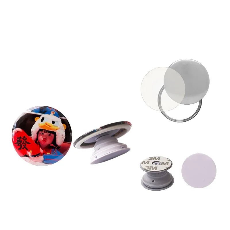 Refill – Fmcraft 7 - in - 1 Button Badge Machine Materials (58mm Round) | Badge & Fridge Magnet Maker | Fmcraft